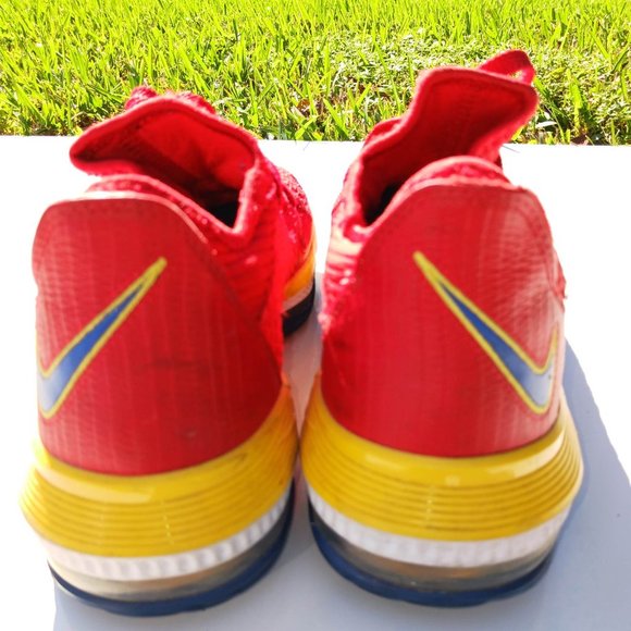 Nike Men's LeBron 16 Low SuperBron Size 8 Red Basketball Shoes Sneakers - Picture 5 of 16